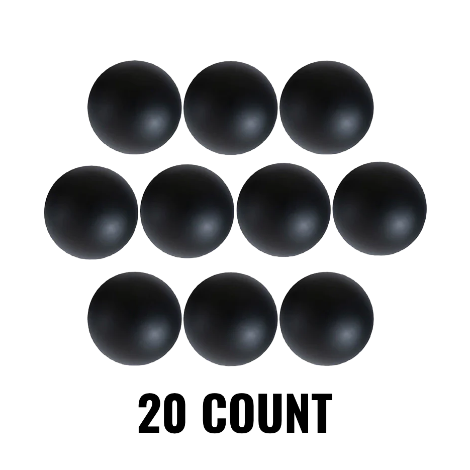 DEFENSE INNOVATION .68 CAL HARD PVC/NYLON HEAVY IMPACT ROUNDS (BAG OF 20, 100 OR BAG OF 500)