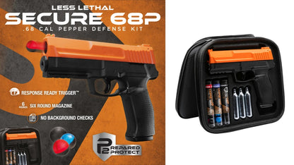 P2P SECURE 68P 19 JOULES 350+FPS PISTOL WITH RESPONSE READY TRIGGER